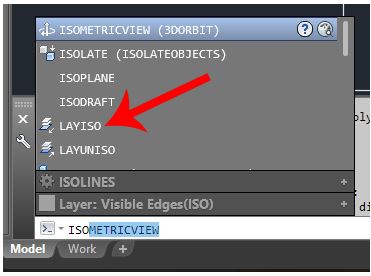 AutoCAD LAYISO command