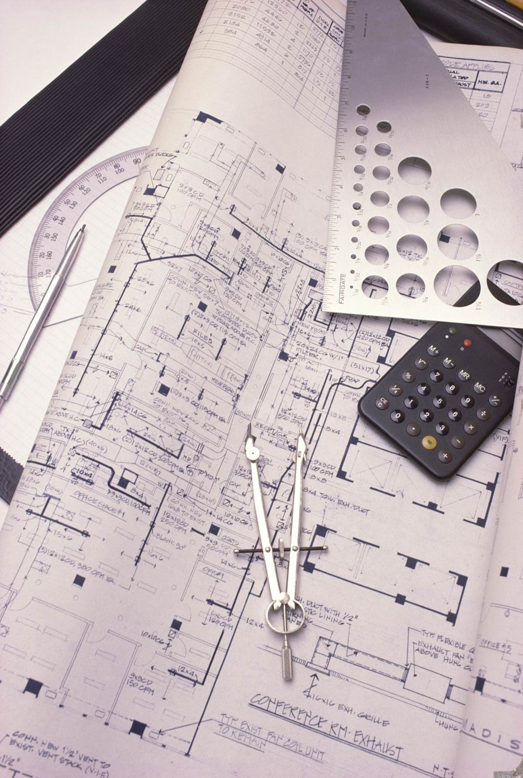 Blueprint drawing